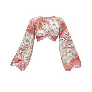 Andrea Iyamah Behati Mushroom Top Size Small S